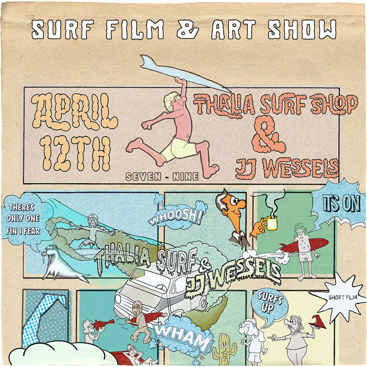 JJ Wessels Surf Film & Art Show!