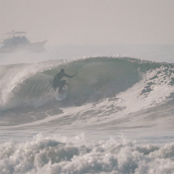 Troy riding a Campbell Brothers bonzer!