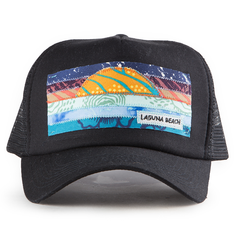 Seapod x Thalia Surf Sunset Hat | Mesh Snapback Trucker Hat