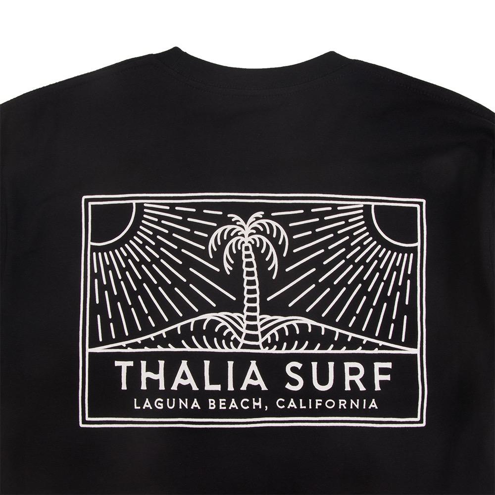 Thalia Surf Split Peak Mens Tee, Black, view 4
