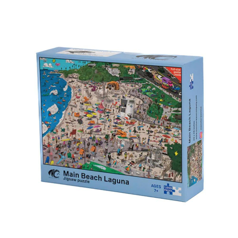 Mad House Art Main Beach Laguna 1000 Piece Jigsaw Puzzle