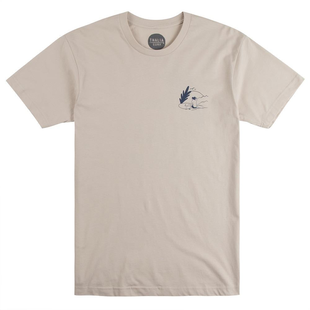 Thalia Surf Tropic Turn Mens Tee, Bone, view 2