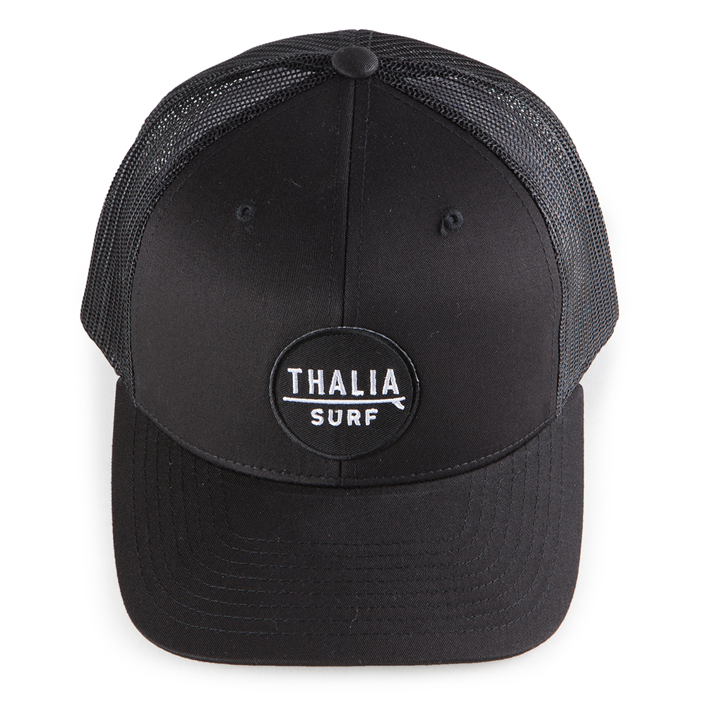 Thalia Surf Dot Patch Trucker Hat, view 2