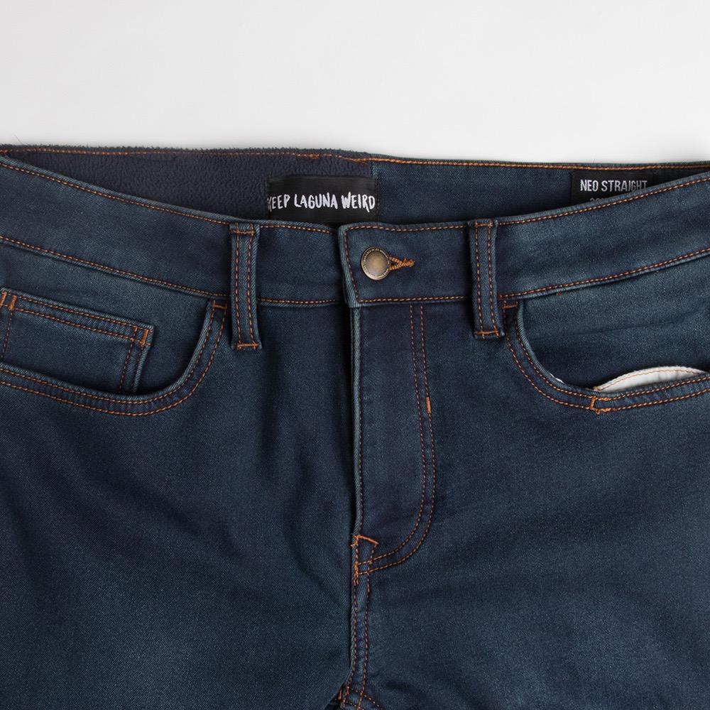 Blue Fleece Lined Denim Jeans For Boys - Kex Kids Clothing