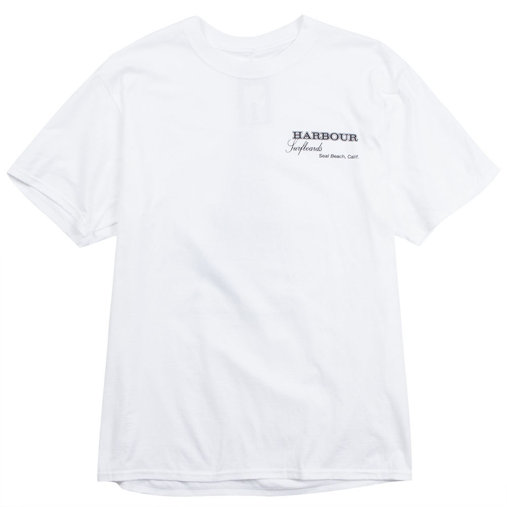 Harbour Triangle Mens Classic Tee, White, view 2