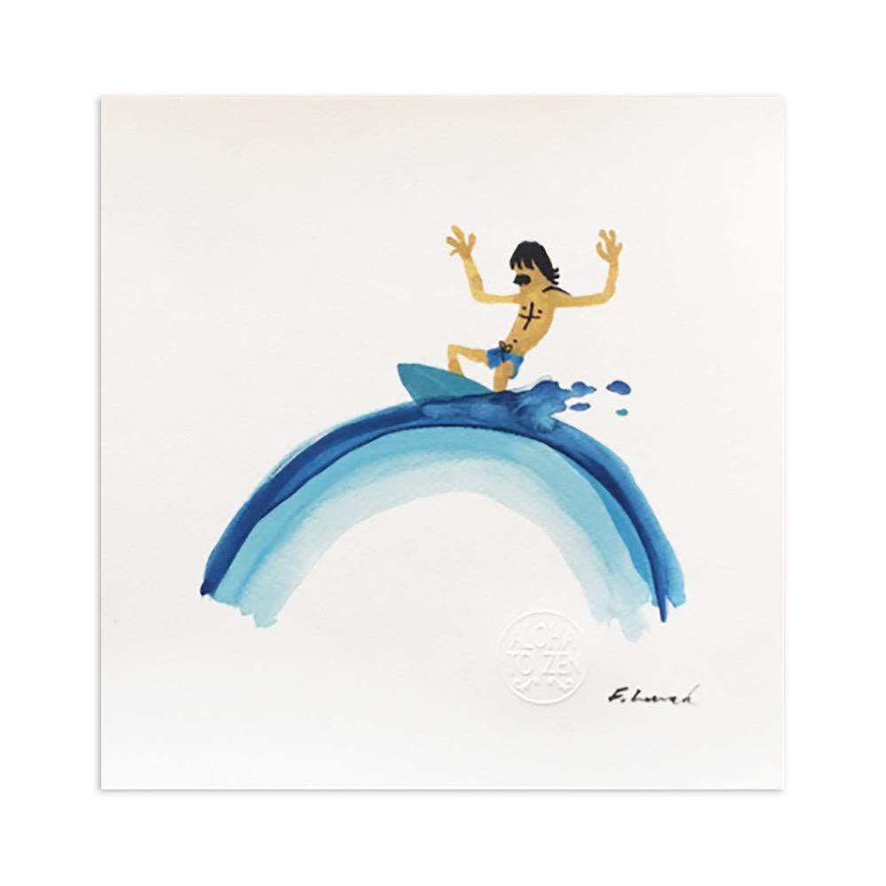 Aloha to Zen Zephyr Print | Surf Art Print