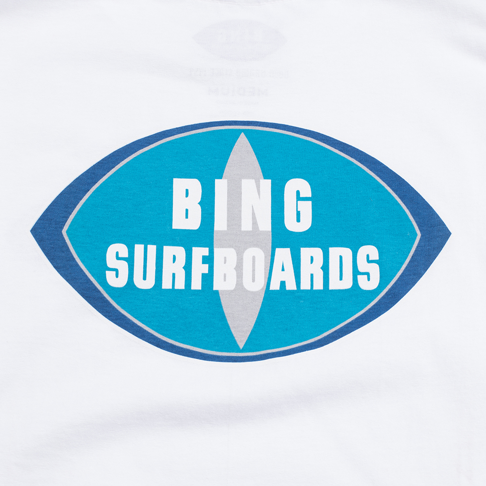 Bing Surfboards Mens Classic Tee, White, view 5