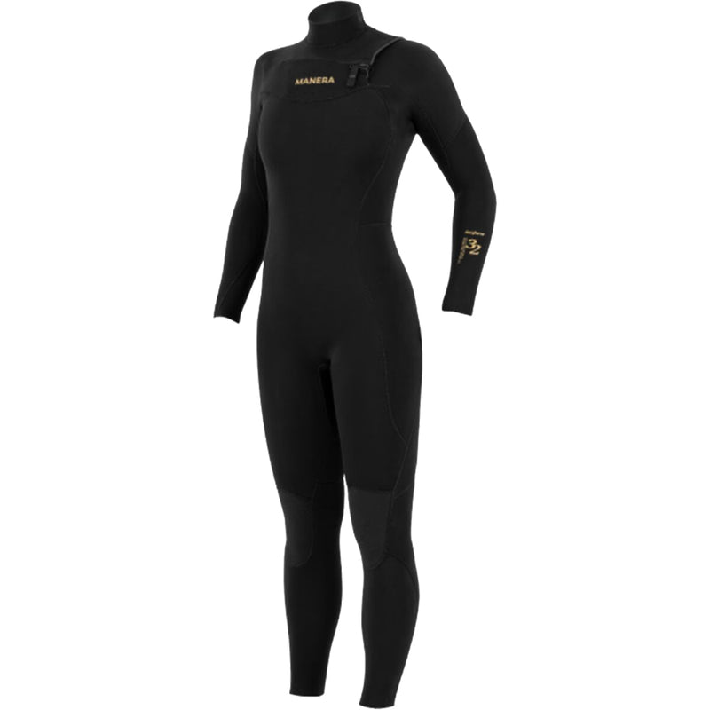 Manera Seafarer 3/2 Womens Full Wetsuit, Black