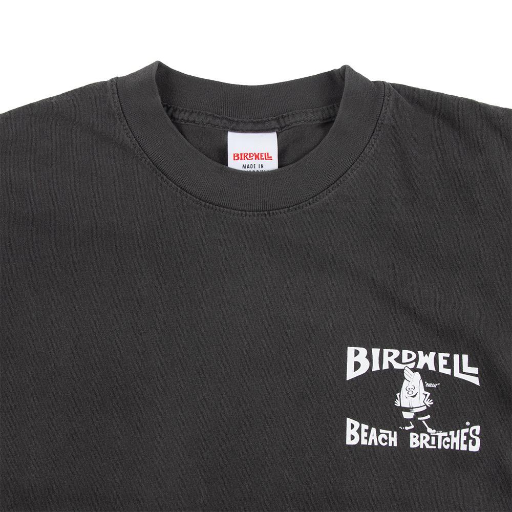 Birdwell License Plate Mens Classic Tee, Black/White, view 3