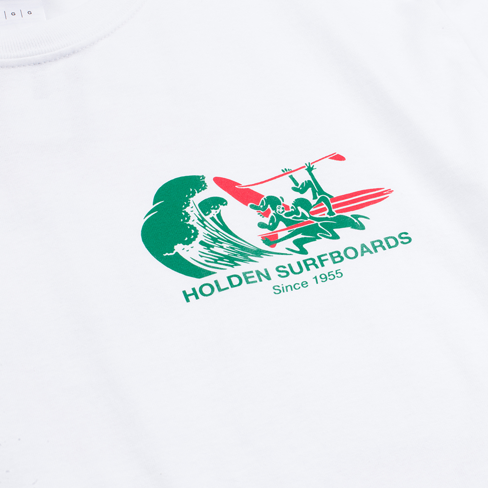 Holden Logo Mens Classic Tee, White, view 3