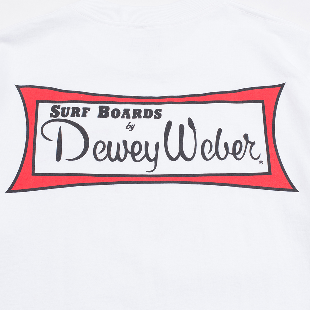 Dewey Weber Mens Classic Tee, White, view 5