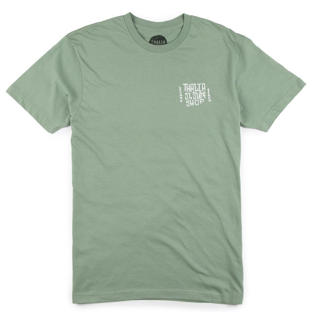 Thalia Surf Palm Mens Tee, Artichoke, view 3