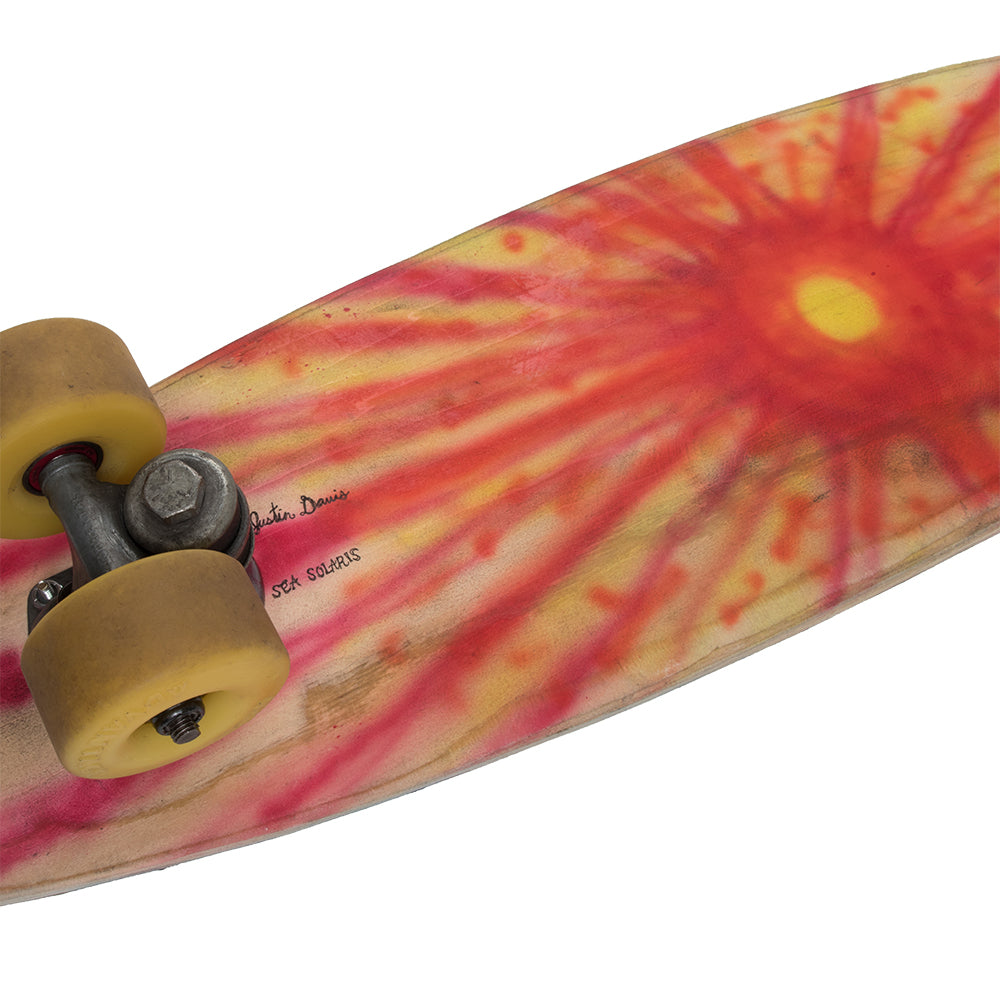 Justin Davis Under the Sea Wind Skateboard, Rainbow Rider, view 4