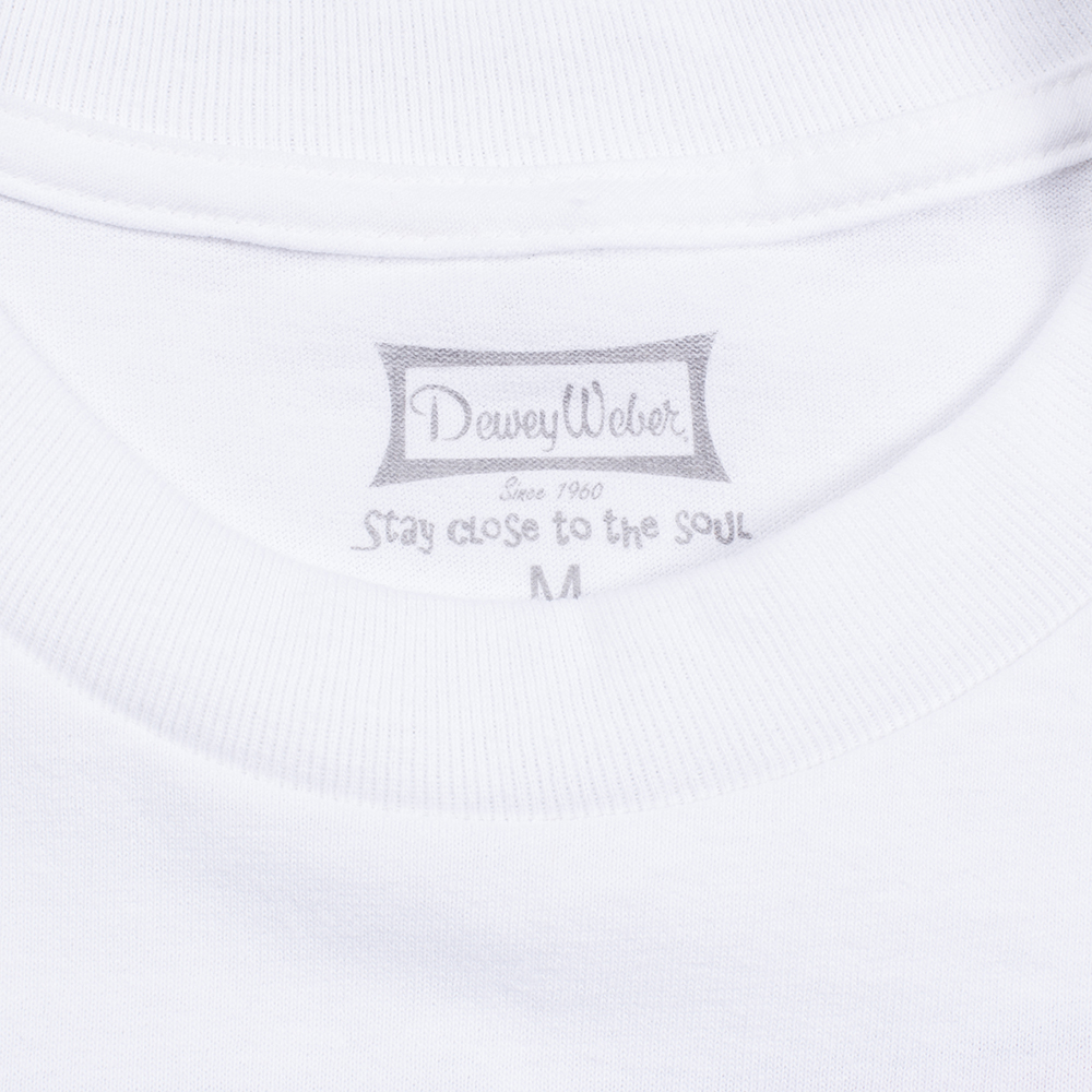 Dewey Weber Mens Classic Tee, White, view 4