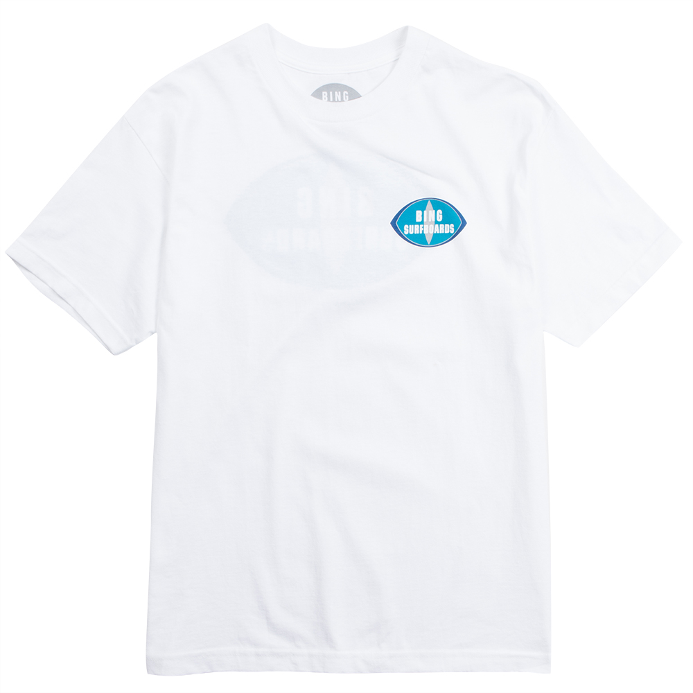 Bing Surfboards Mens Classic Tee, White, view 2