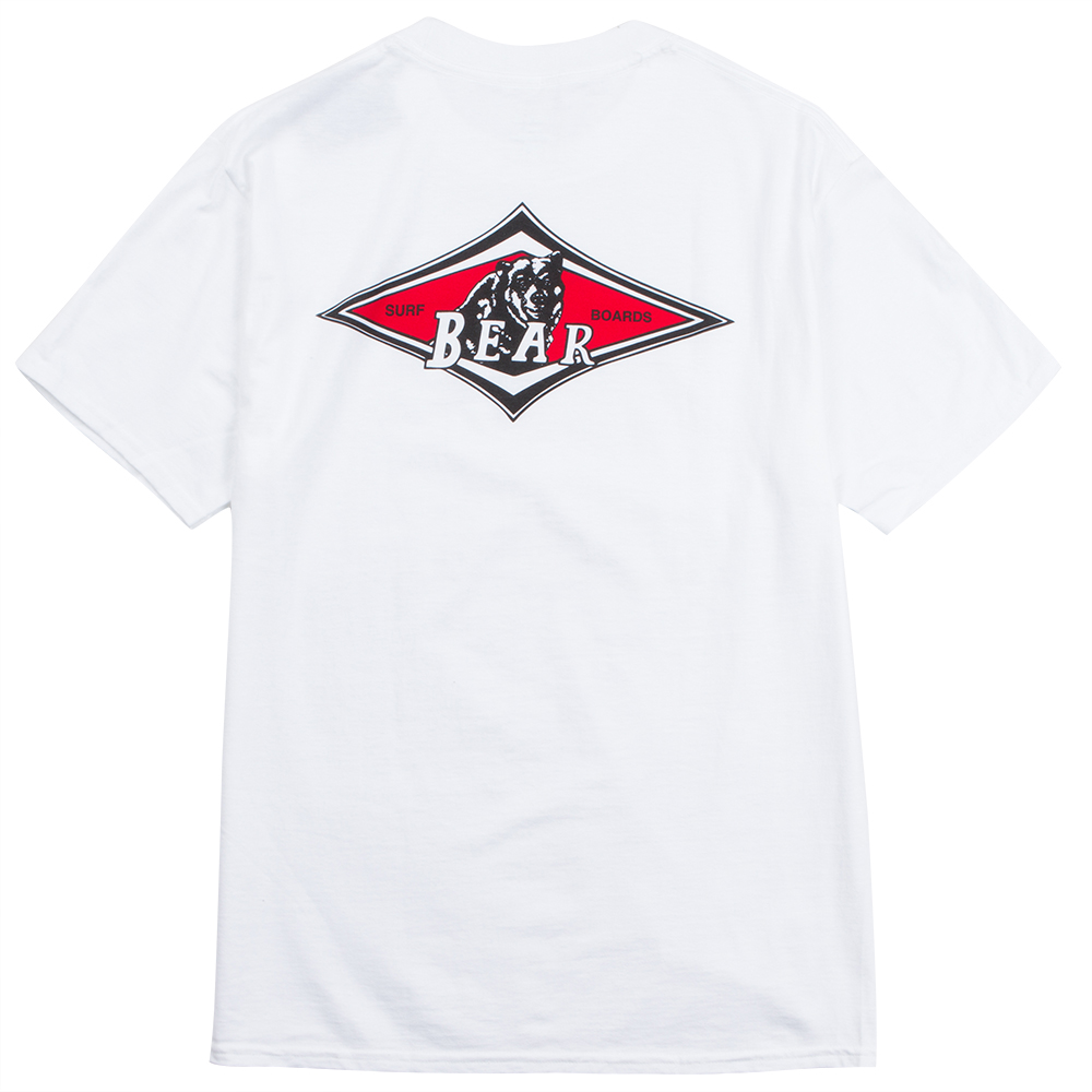 【MARITHE】 SURFING DOODLE BEAR TEE★ SURFING DOODLE BEAR TEE light heather gray - MARITHÉ+