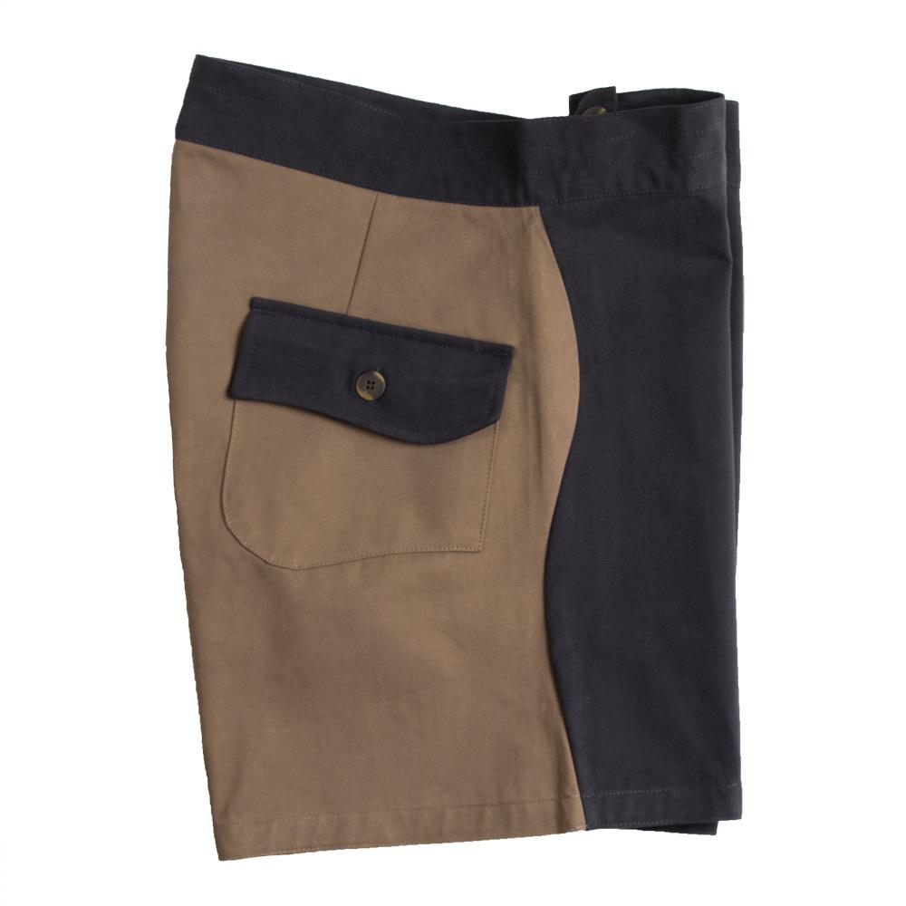 Gato Heroi 2 Tone Mens Boardshorts, Slate/Olive, view 3