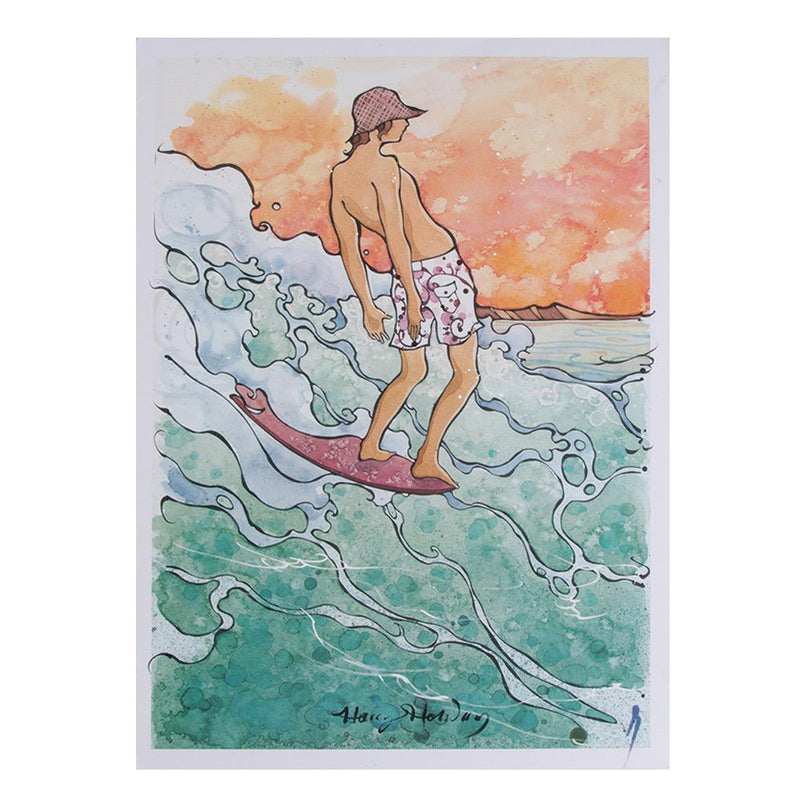 Harry Holiday Tight Walker Print