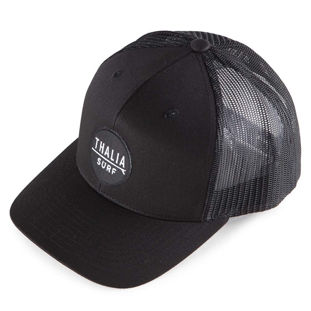 Thalia Surf Dot Patch Trucker Hat, view 3