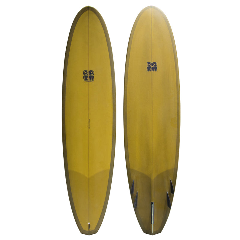 Campbell Brothers 7'6" Diamond Tail Egg Surfboard, Green