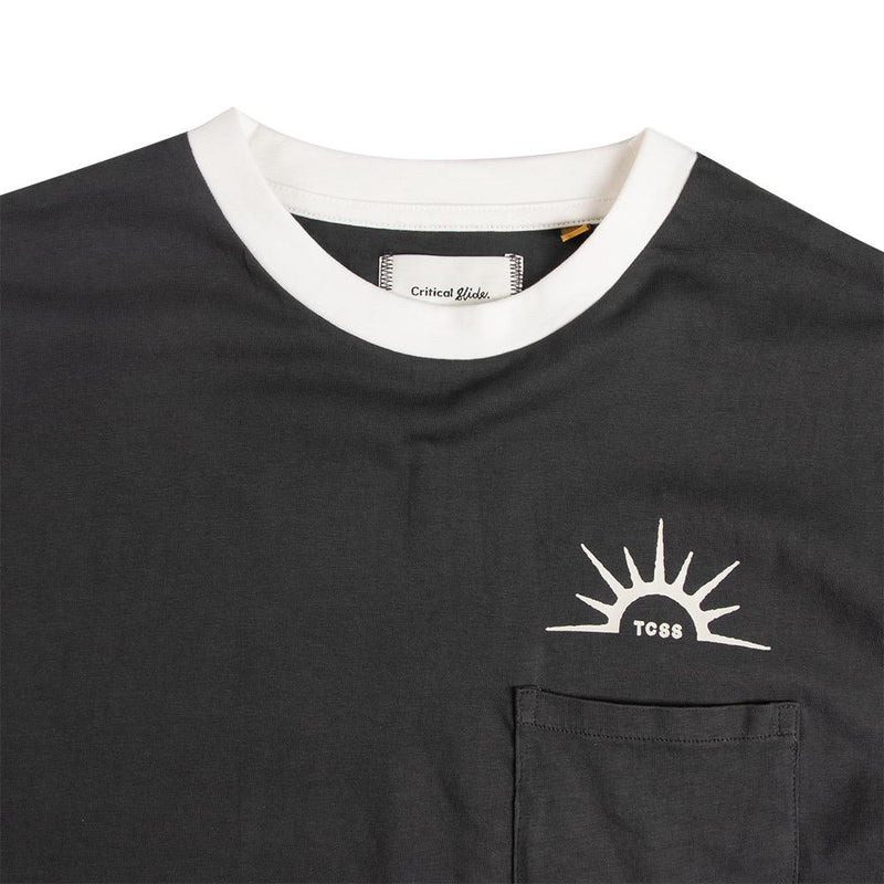 The Critical Slide Society Sunset Ringer Mens Tee