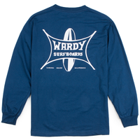 Wardy Surfboards Mens Longsleeve Classic Tee