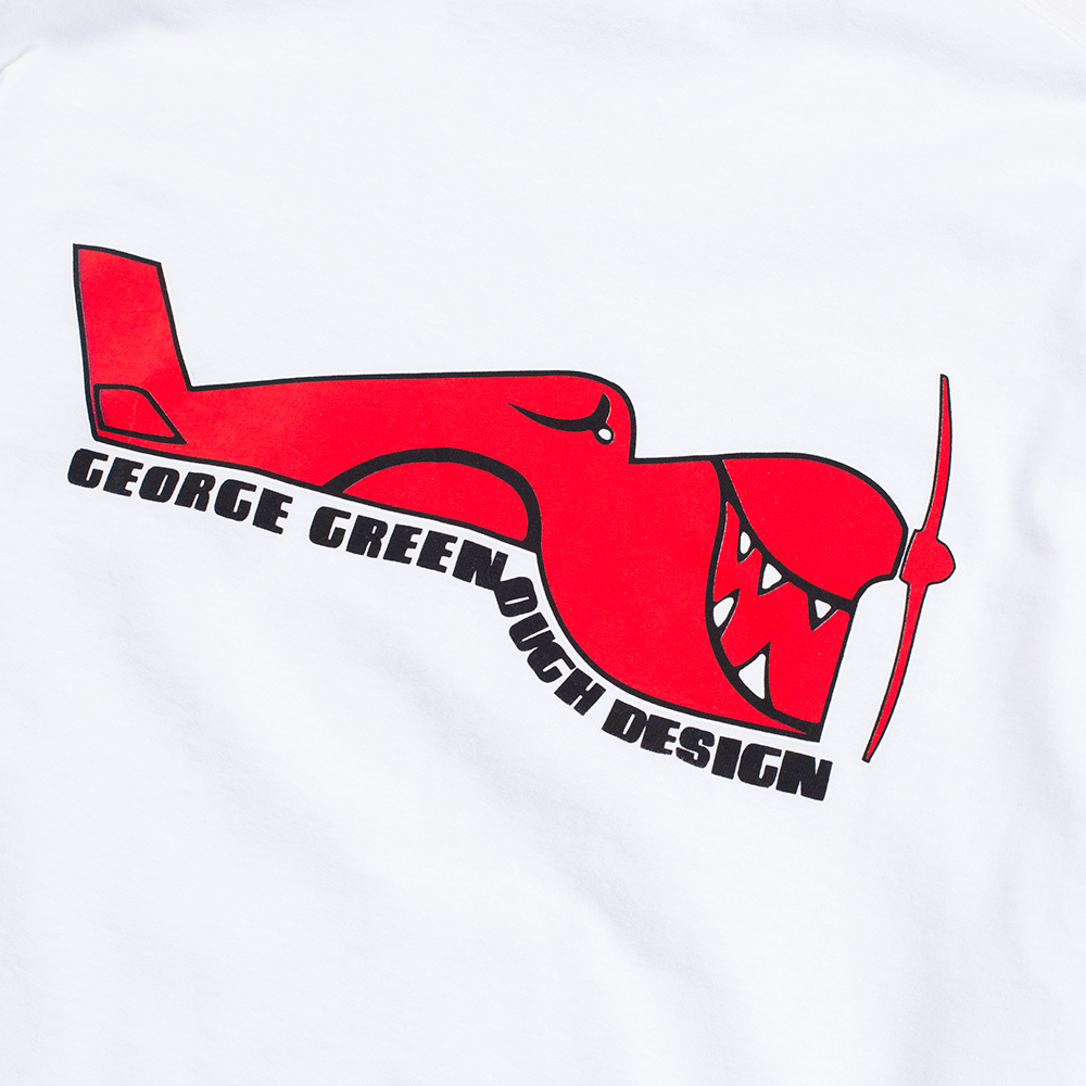 George Greenough Mens Classic Tee, White, view 4