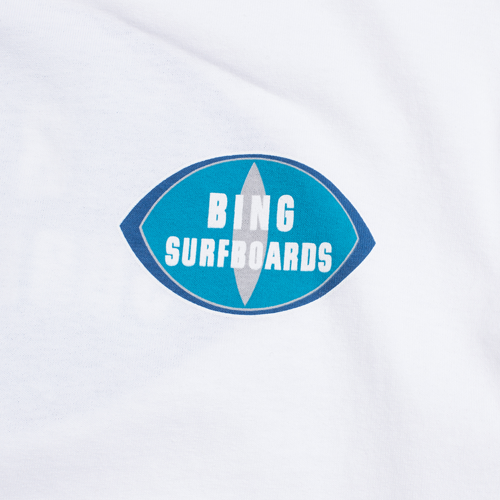 Bing Surfboards Mens Classic Tee, White, view 3