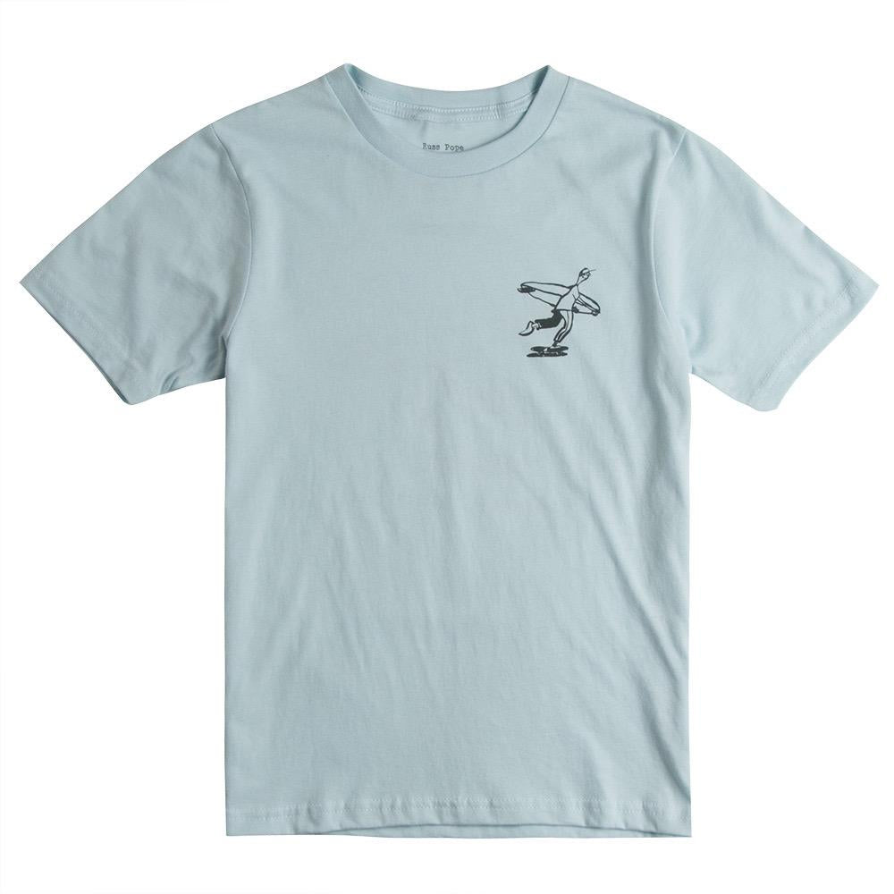 Thalia Surf Skater Kids Tee, Light Blue, view 2