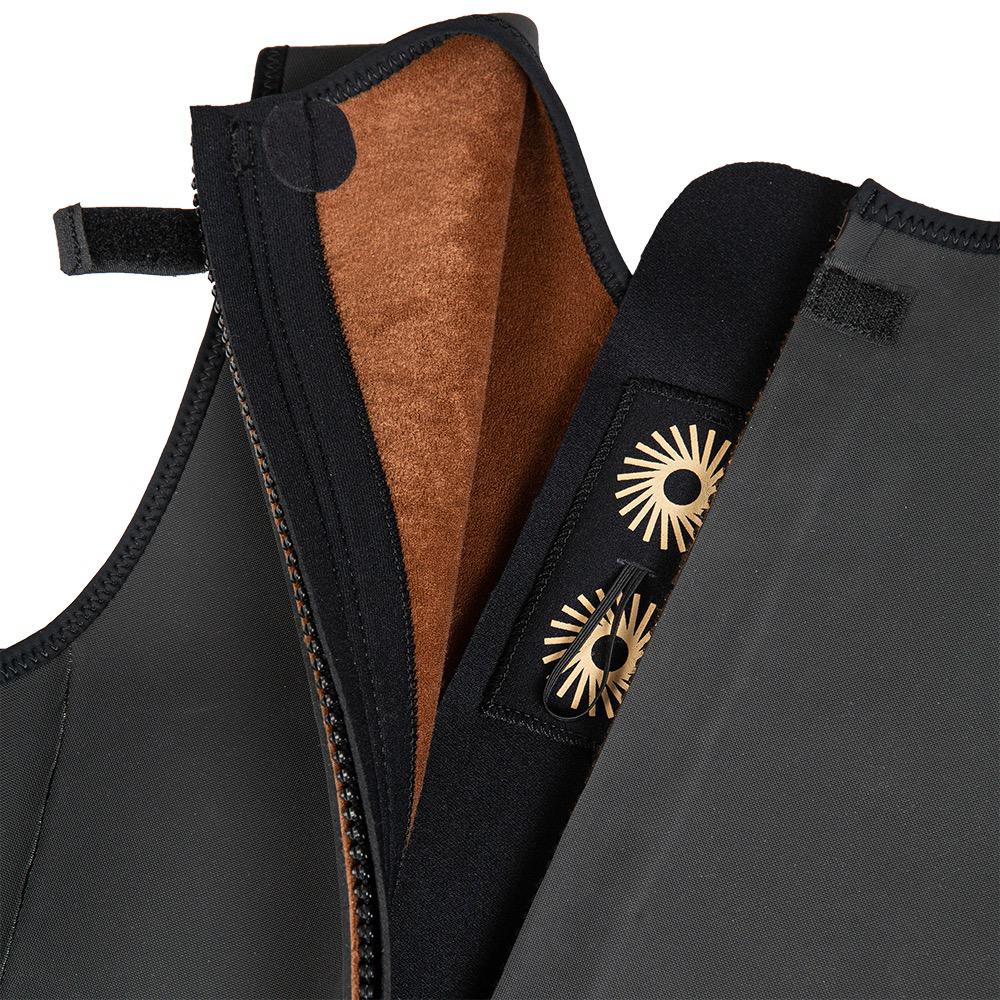 Thalia Surf Embossed Long John Mens Wetsuit, Black, view 9