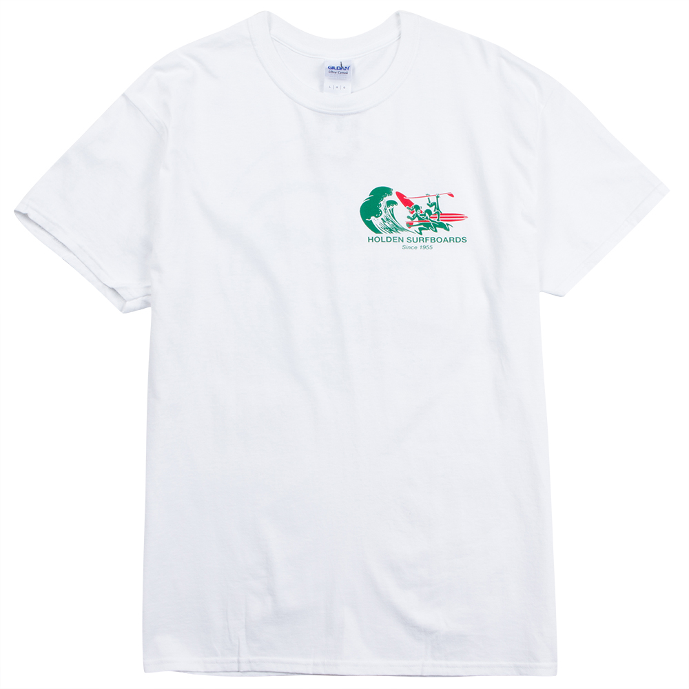 Holden Logo Mens Classic Tee, White, view 2