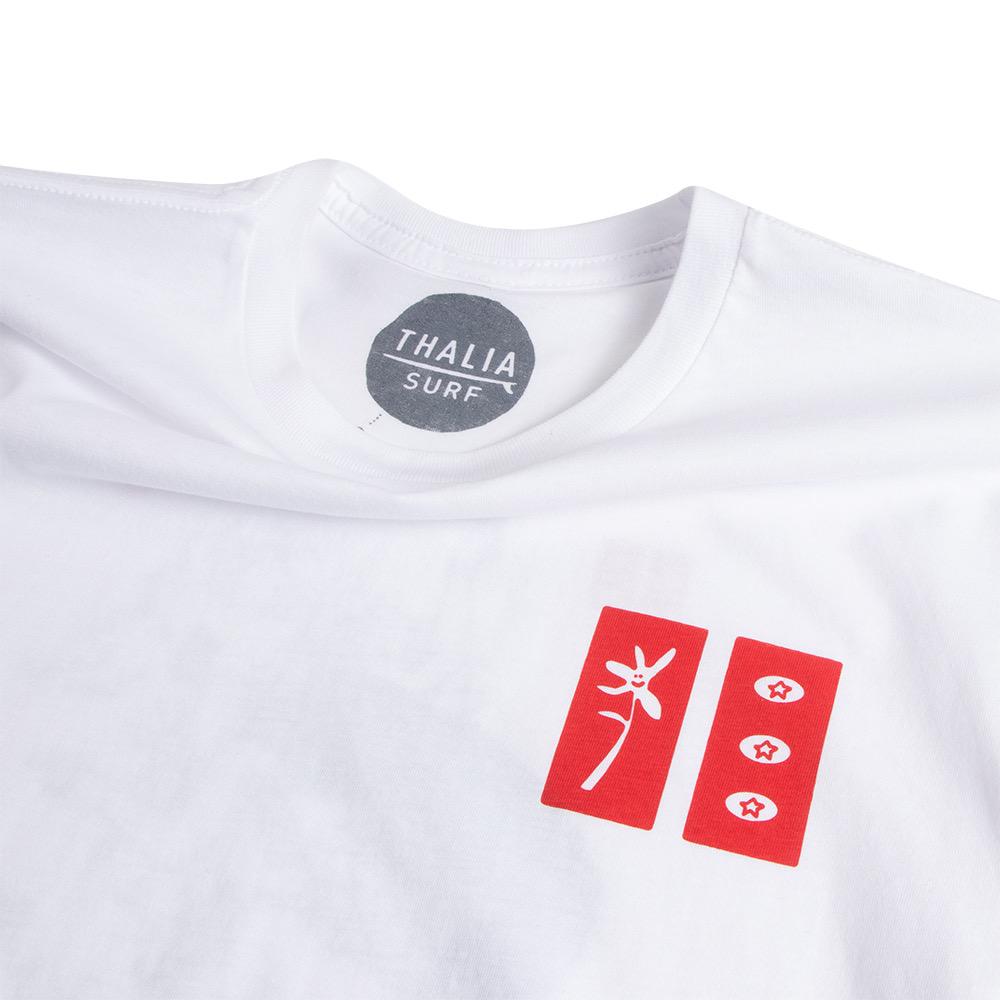 Thalia Surf Layback Womens Tee, White, view 4