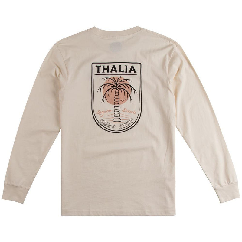 Thalia Surf Palm Badge Longsleeve Mens Tee
