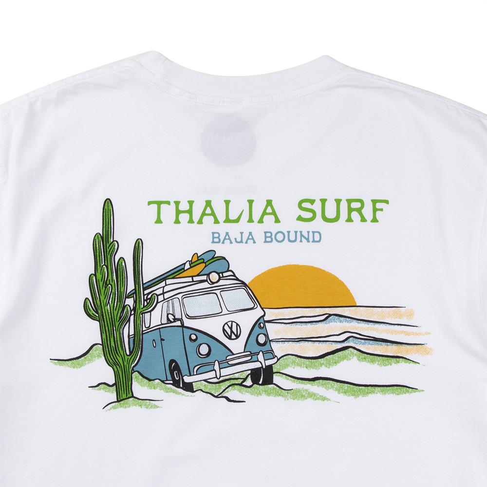 Thalia Surf Baja Bound Mens Tee, White, view 3