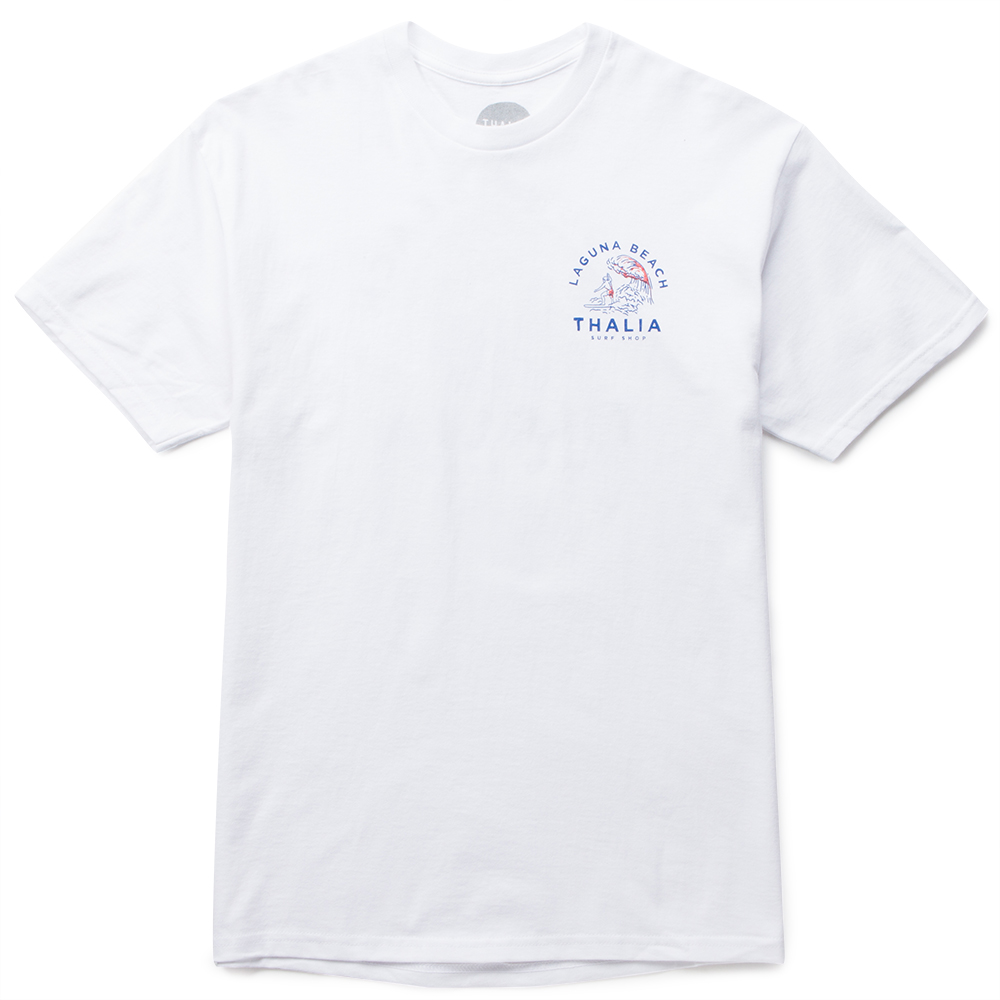 Thalia Surf Womp Mens Tee, White, view 2