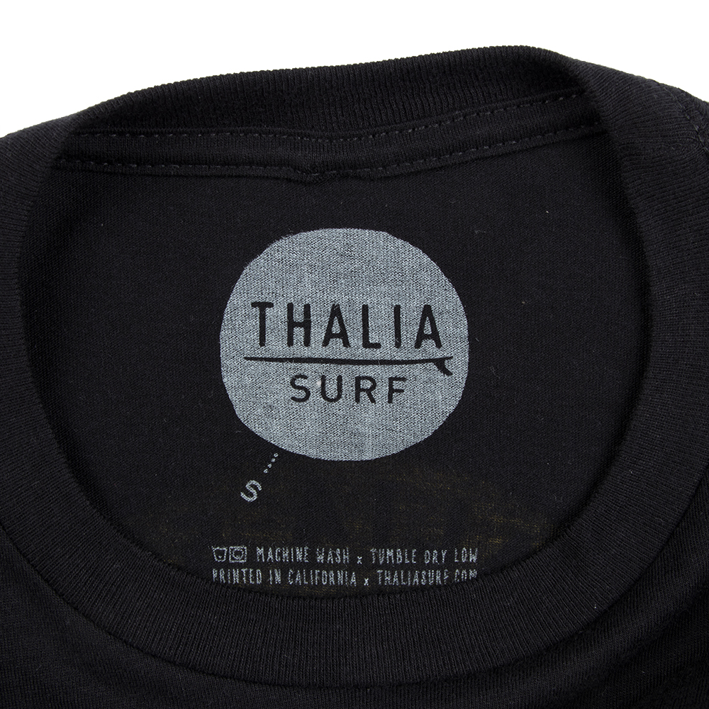 Thalia Surf Keep Laguna Weird Kids Tee, Black, view 5