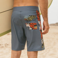Thalia Surf Flower Panel Mens Boardshorts