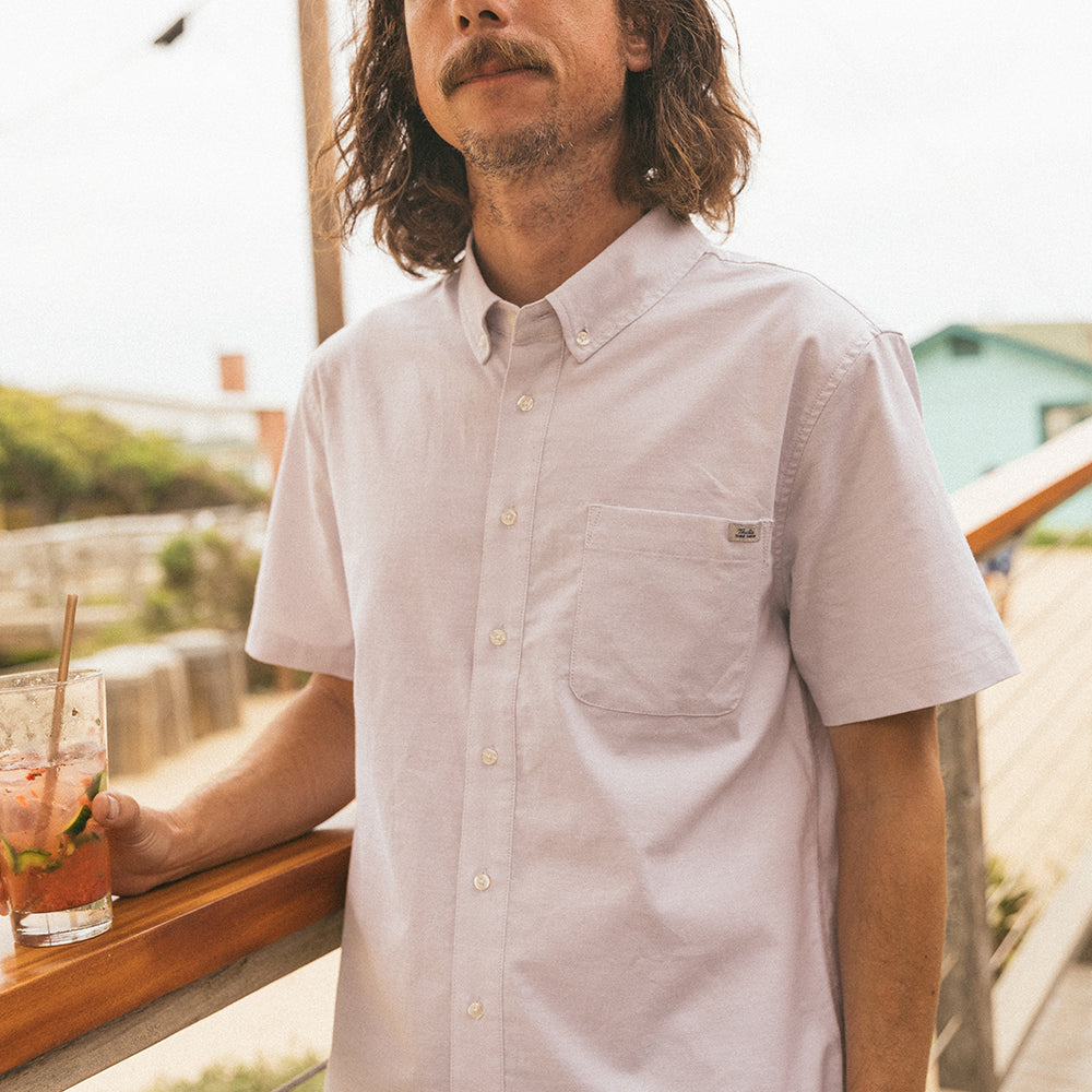Thalia Surf Hank Mens Shirt, Off White, view 2