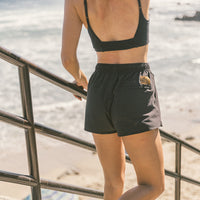Thalia Surf Performanced Line Womens Shorts, Black, view 3