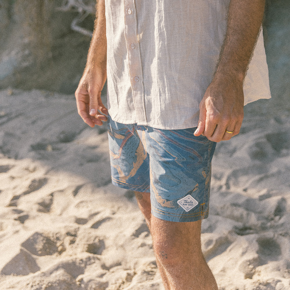 Thalia Surf Marble Mens Boardshorts