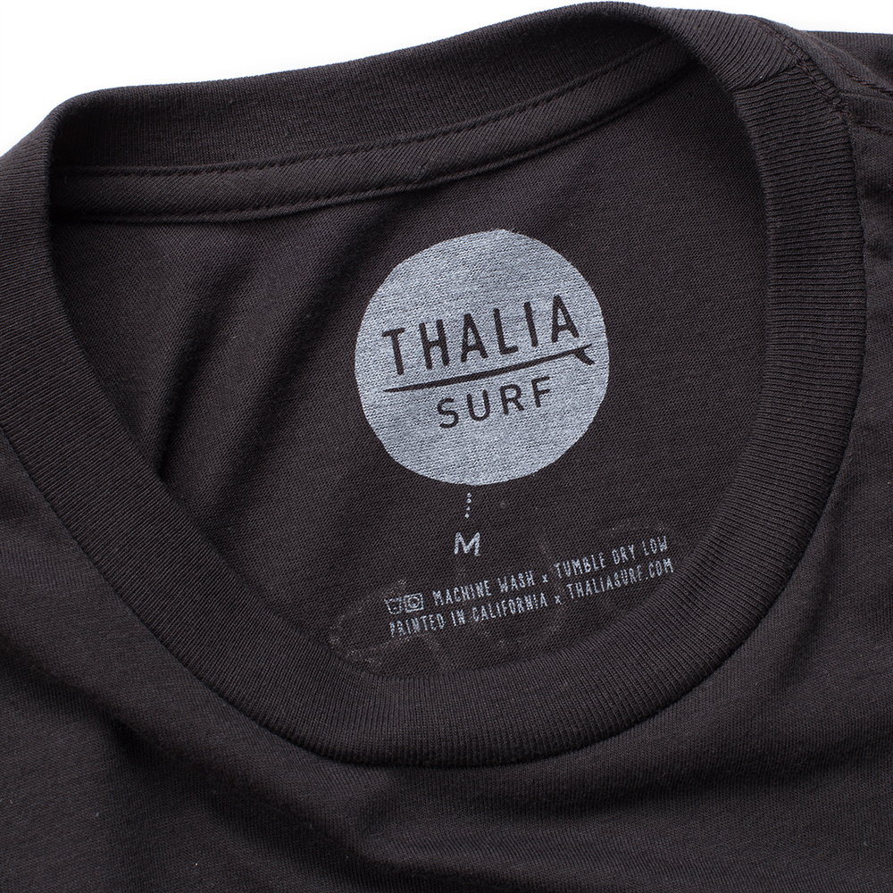 Thalia Surf Sunny Mens Tee, Tar, view 4