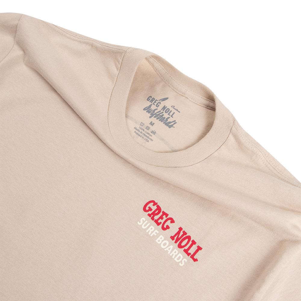 Greg Noll Fatman Mens Classic Tee, Sand, view 4