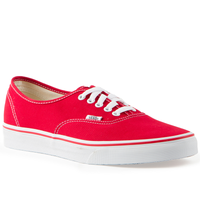 Vans Classics Authentic Red Mens Shoes