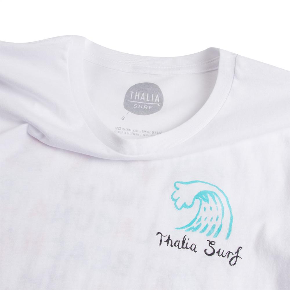 Thalia Surf Town Womens Tee, White, view 4
