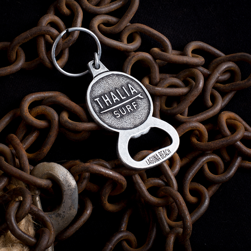 Thalia Surf Custom Bottle Opener Keychain, view 2