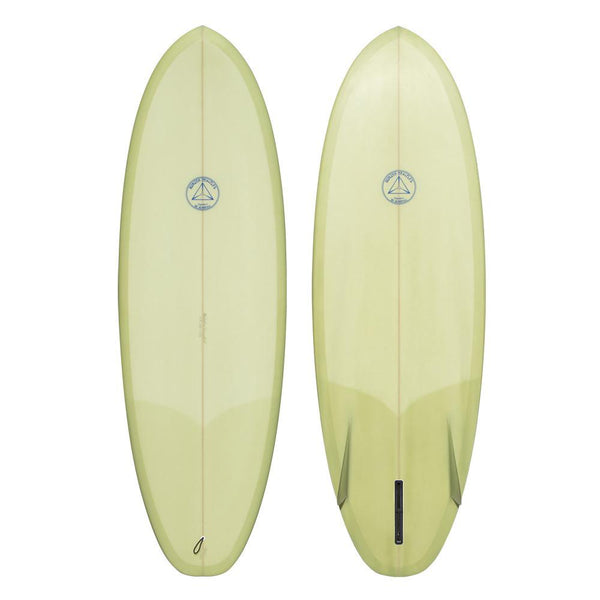 Coreymunn surfboard Slipper 5’9 Corey Graham Shapes | 5'5” Snub Nose Tri Fin Mint Surfboard