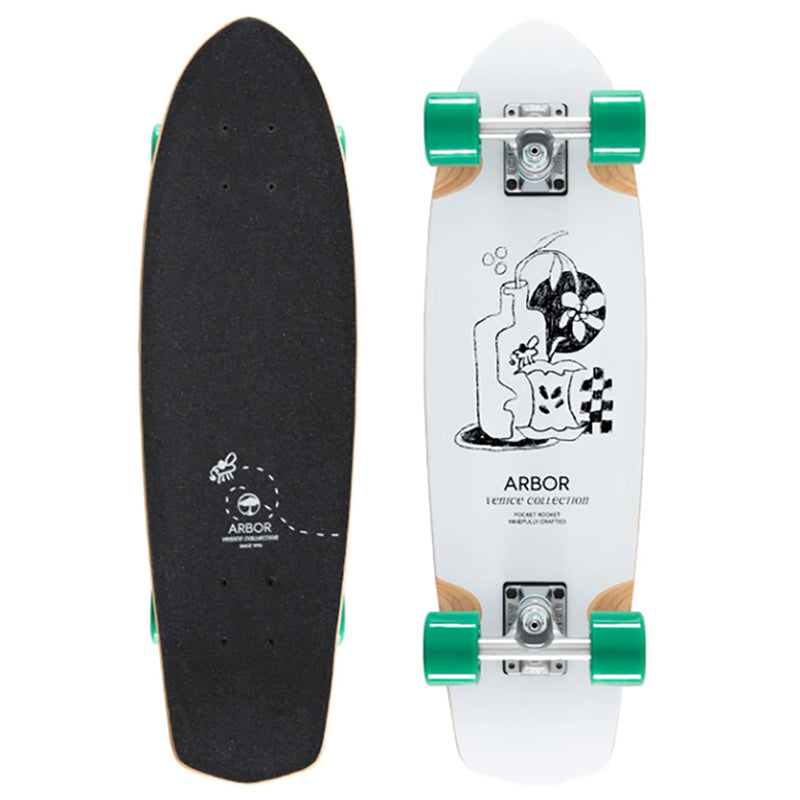 Arbor Cruiser Complete Venice Pocket Rocket Skateboard, Multi