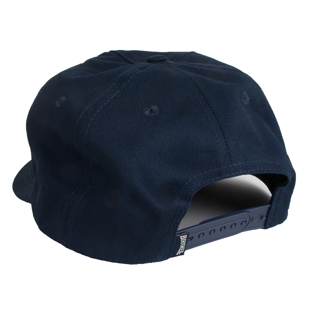 Birdwell OG Twill Snapback Hat, Navy, view 2