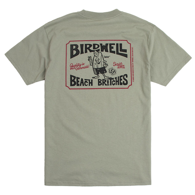 Birdwell Hangtag Mens Tee, Desert Green