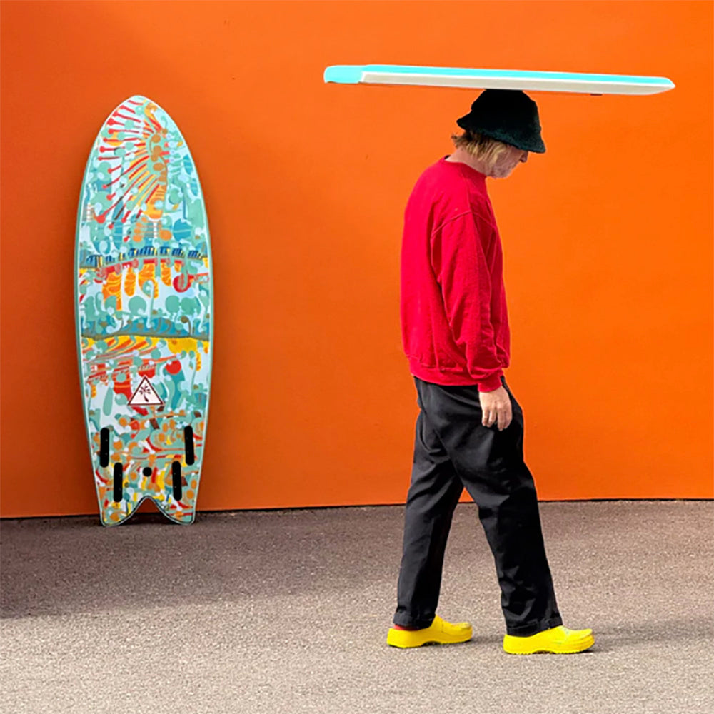 Catch Surf x Andy Davis 5'8" Retro Fish Surfboard